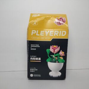 Sluban Pleyerid Creative Potted Lotus Flower Building Brick Blocks Set 317 Piece